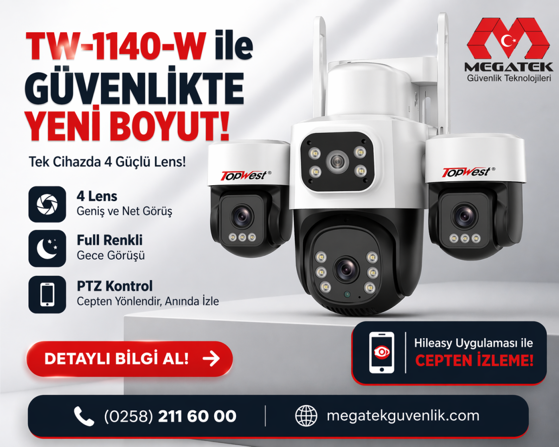 TOPWEST-TW-1140W-B WIFI KAMERA - Görsel 2